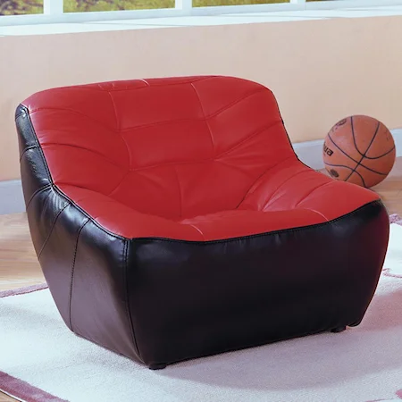 Plush Upholstered Kids Chair